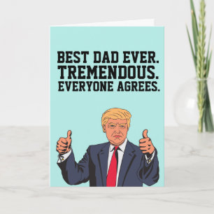 DONALD TRUMP FATHER'S DAY GREETING CARDS