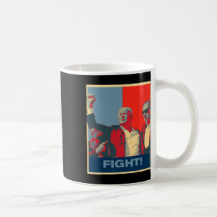 Donald Trump Fight Artwork Stand Strong Usa Coffee Mug