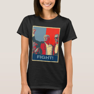 Donald Trump Fight Artwork Stand Strong Usa  T-Shirt