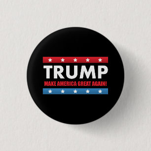 Donald Trump For  President 1 Inch Round Button