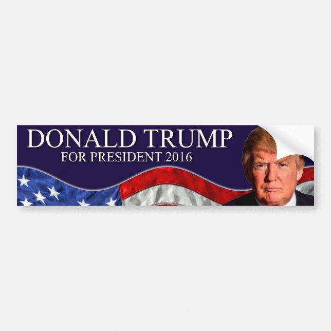 Donald Trump for President 2016 Bumper Sticker (Front)