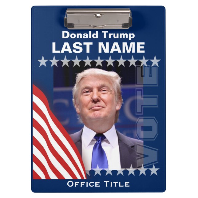 Donald Trump for President 2016 Clipboard (Front)