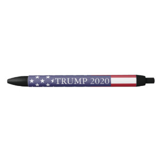 Donald Trump For President 2020 Black Ink Pen