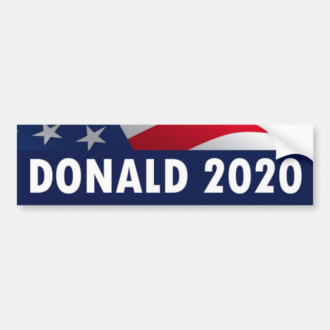 Donald Trump for President 2020 Bumper Sticker (Front)