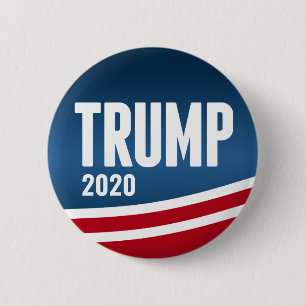 Donald Trump for President 2020 - Modern Swoop 2 Inch Round Button
