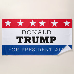 Donald Trump For President 2024 Beach Towel