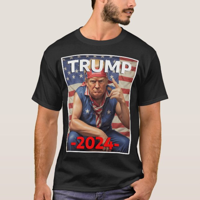 Donald Trump For President 2024 - Maga T-Shirt (Front)