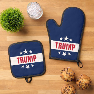Donald Trump for President 2024 Oven Mitt & Pot Holder Set