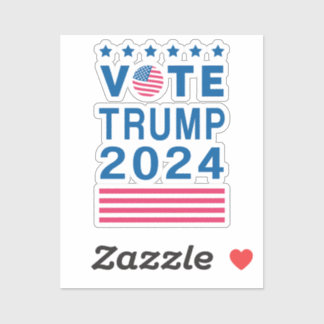 Donald Trump for president 2024 USA flag eagle Sti