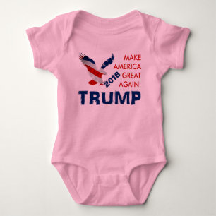 Donald Trump For President Baby Bodysuit