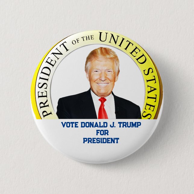 Donald TRUMP-for President of USA_ 2 Inch Round Button (Front)