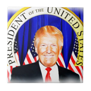 Donald TRUMP-for President of USA _ Tile