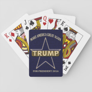 Donald Trump for President Political Playing Cards