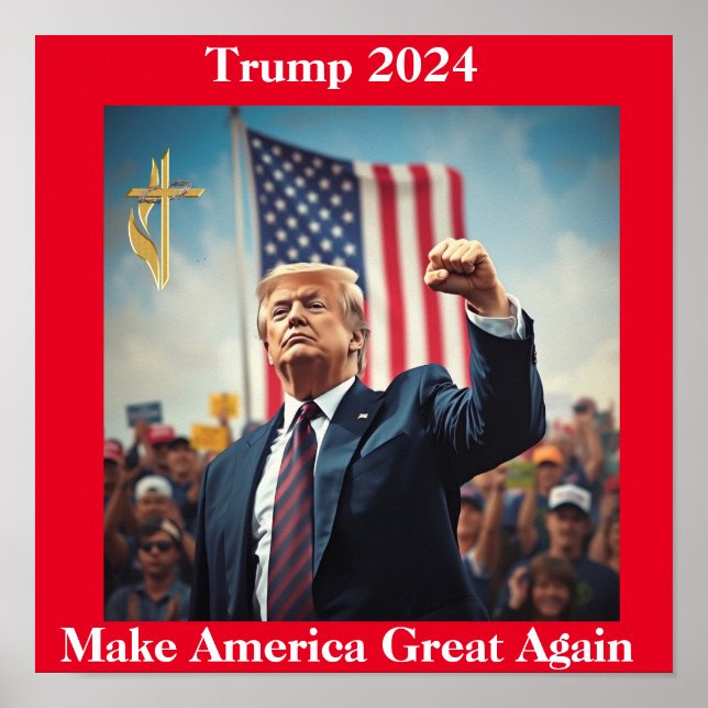 Donald Trump for President Poster (Front)