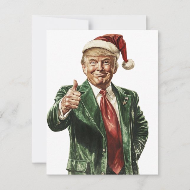Donald Trump Funny Christmas Card (Front)