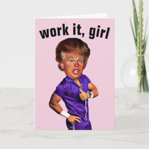 DONALD TRUMP FUNNY POUR SES CARTES D'ANNIVERSAIRE
