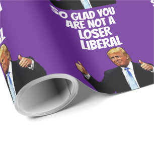 DONALD TRUMP FUNNY WRAPPING PAPER ANY OCCASION