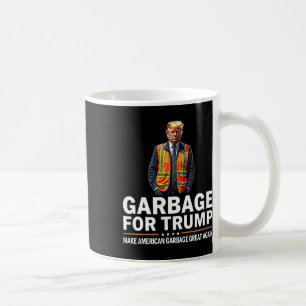 Donald Trump Garbage Orange Reflective Safety Vest Coffee Mug