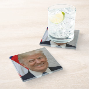 Donald Trump Glass Coaster