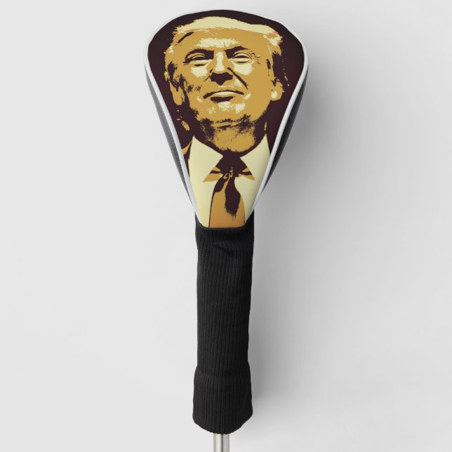 DONALD TRUMP GOLF DRIVER COVER (Front)