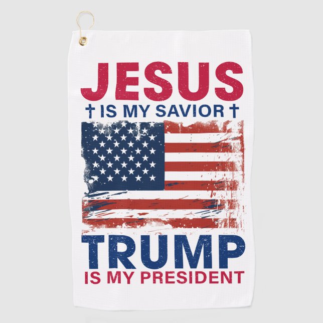 Donald Trump Golf Towel (Front)