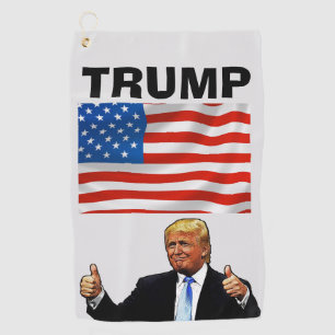 DONALD TRUMP GOLF TOWEL 2024