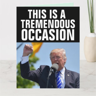 DONALD TRUMP GRANDES CARTES D'ANNIVERSAIRE