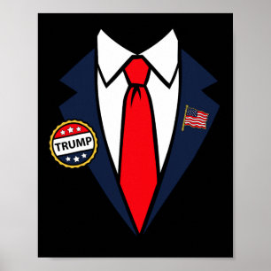 Donald Trump Halloween Costume Easy Last Minute Co Poster