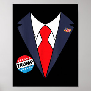 Donald Trump Halloween Costume Funny Kids  Poster