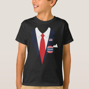 Donald Trump Halloween Costume Funny Kids Suit  T-Shirt