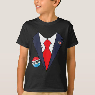 Donald Trump Halloween Costume Funny Kids  T-Shirt