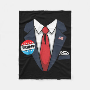 Donald Trump Halloween Costume Suit For Toddler Ki Fleece Blanket