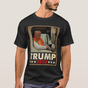 Donald Trump In Garge Truck Team Garge For Trump 2 T-Shirt