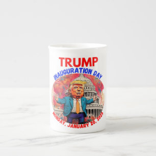 DONALD TRUMP INAUGURATION DAY 2025 BONE CHINA MUG