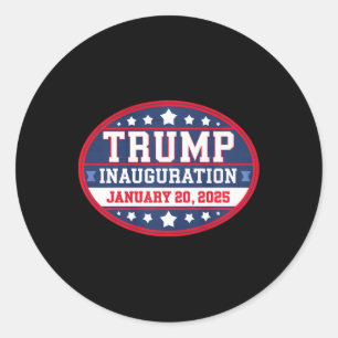 Donald Trump Inauguration Day 2025 Classic Round Sticker
