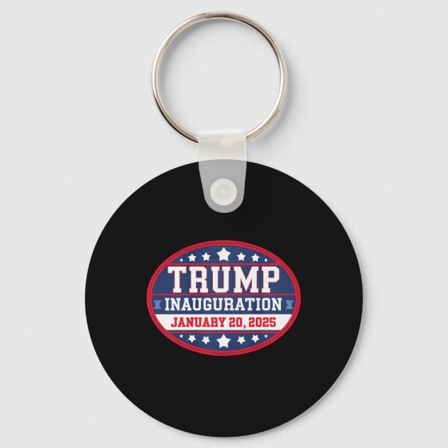 Donald Trump Inauguration Day 2025  Keychain (Front)