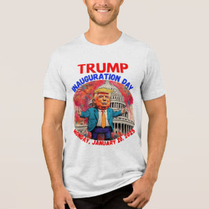 DONALD TRUMP INAUGURATION DAY 2025 Tri-Blend SHIRT