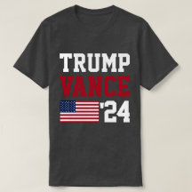 Donald Trump JD Vance 2024 American Flag
