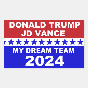 Donald Trump JD Vance 2024 Sticker