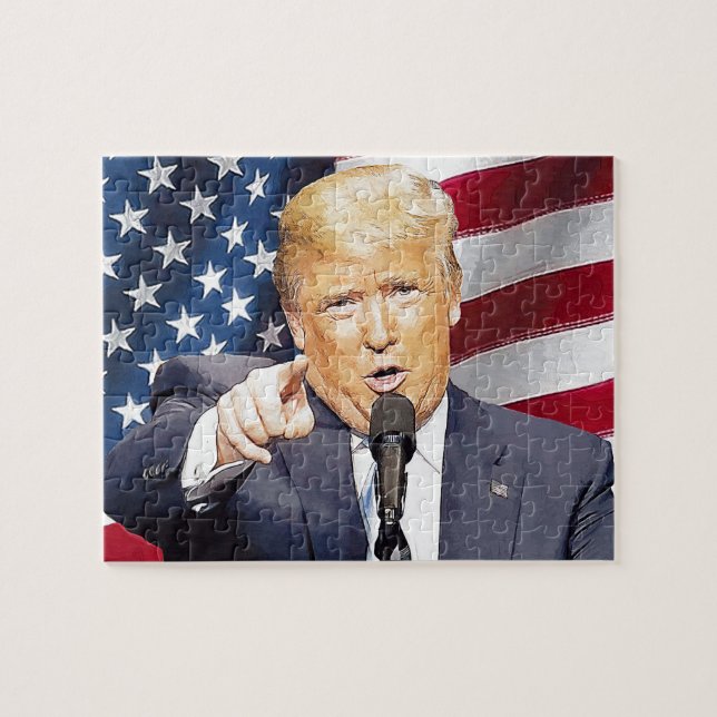 Donald Trump Jigsaw Puzzle (Horizontal)