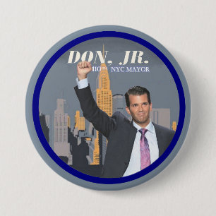 Donald Trump, Junior for NYC Mayor 2017 3 Inch Round Button