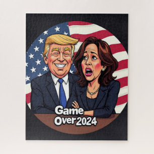 Donald Trump Kamala harris  Jigsaw Puzzle