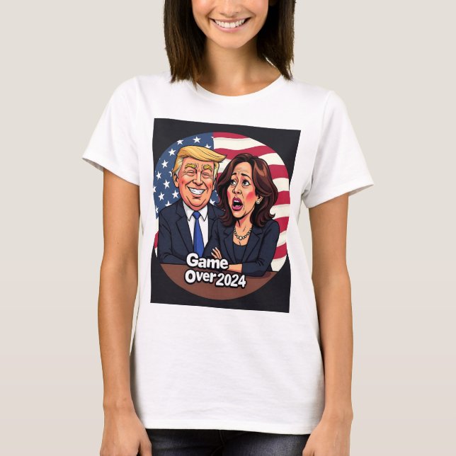 Donald Trump Kamala harris  T-Shirt (Front)