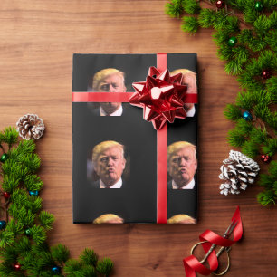 DONALD TRUMP KISS ALL OCCASION  WRAPPING PAPER
