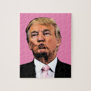 DONALD TRUMP KISS JIGSAW PUZZLE DÉFI