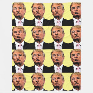 DONALD TRUMP LARGE FLEECE BLANKET