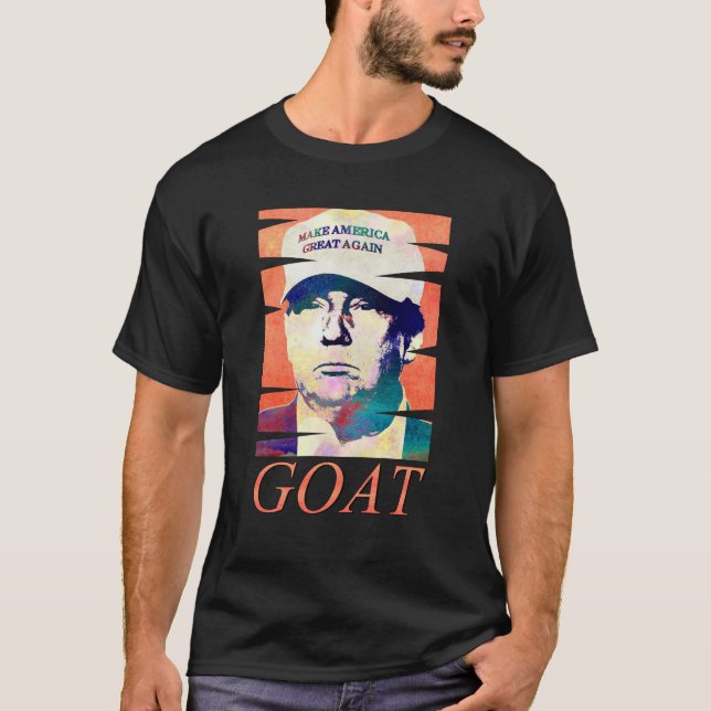 Donald Trump le T-shirt de chèvre (Devant)