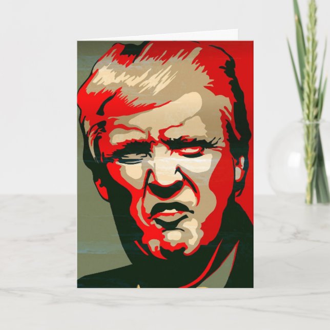 DONALD TRUMP MAD LOVE CARTES D'ANNIVERSAIRE (Devant)