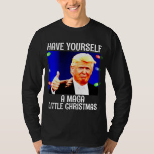  DONALD TRUMP MAGA LITTLE Christmas T-Shirts