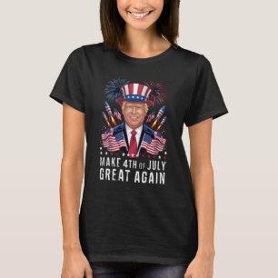 Donald Trump Make 4th Of July Great Again  T-Shirt